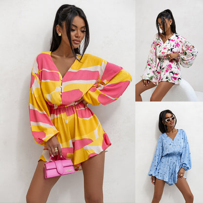Robe blouse femme à motif floral Chic und Stil