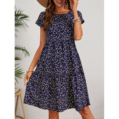 Femme robe A-ligne à motif floral Chic und Stil