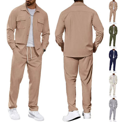 Costume de loisirs pour hommes moderne avec poches pratiques et taille élastique Chic und Stil