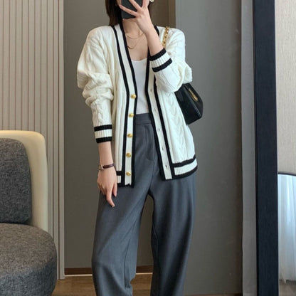 Dames gilet avec design de tresse élégant Chic und Stil