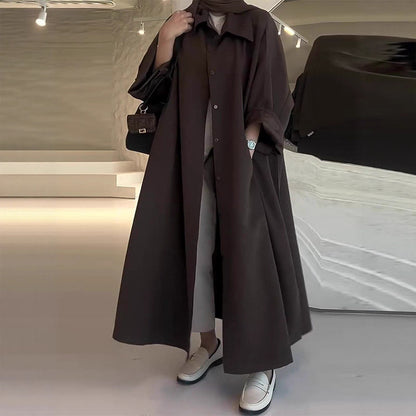 Robe chemise tendance pour femme à manches longues et coupe élégante Chic und Stil