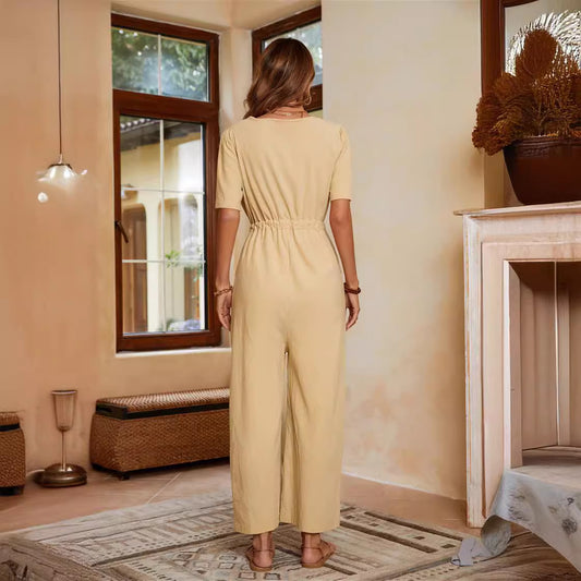 Combinaison décontractée pour femmes taille haute avec poches pratiques Chic und Stil