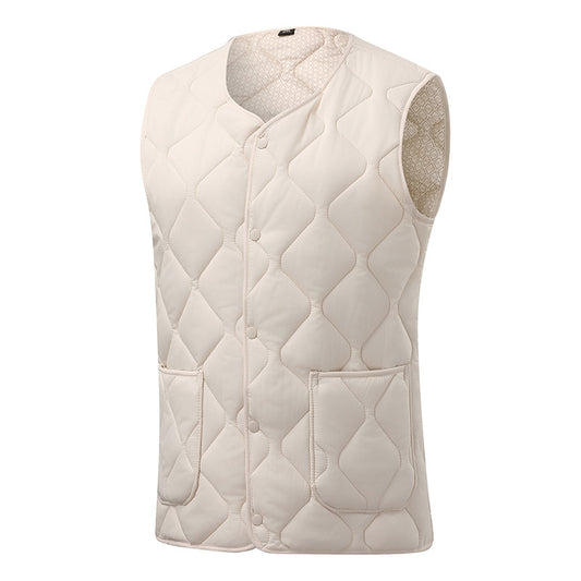 Dames gilet matelassé avec grandes poches et coupe tendance Chic und Stil