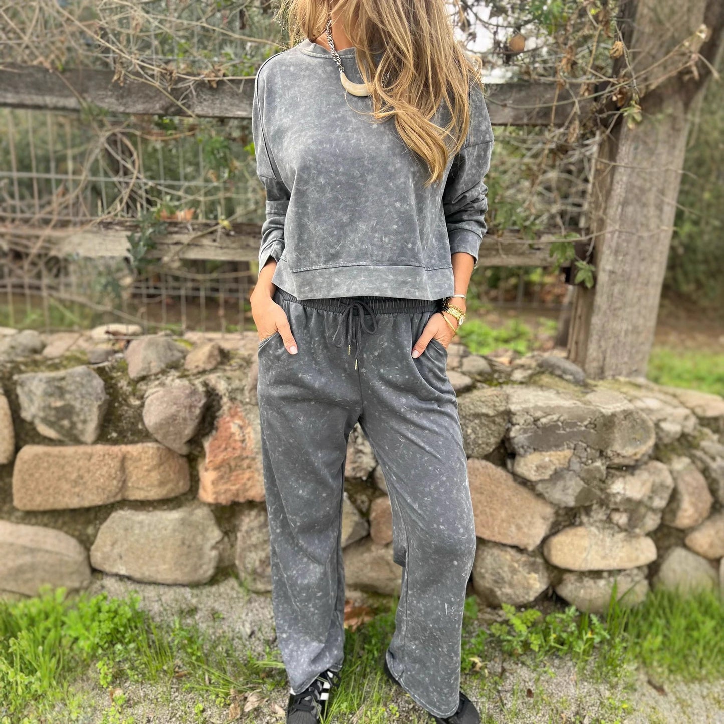 Dames Ensemble de jogging de haute qualité et confortable Chic und Stil