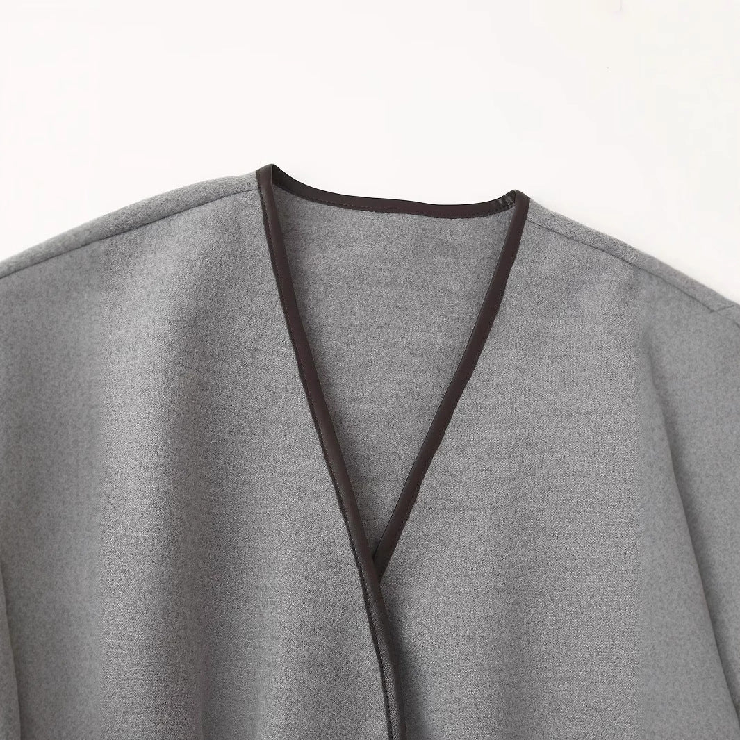 Dames élégante veste à nouer avec poches pratiques Chic und Stil