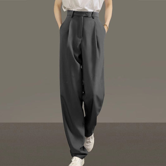 Pantalons plissés taille haute pour femmes Chic und Stil 1750847341