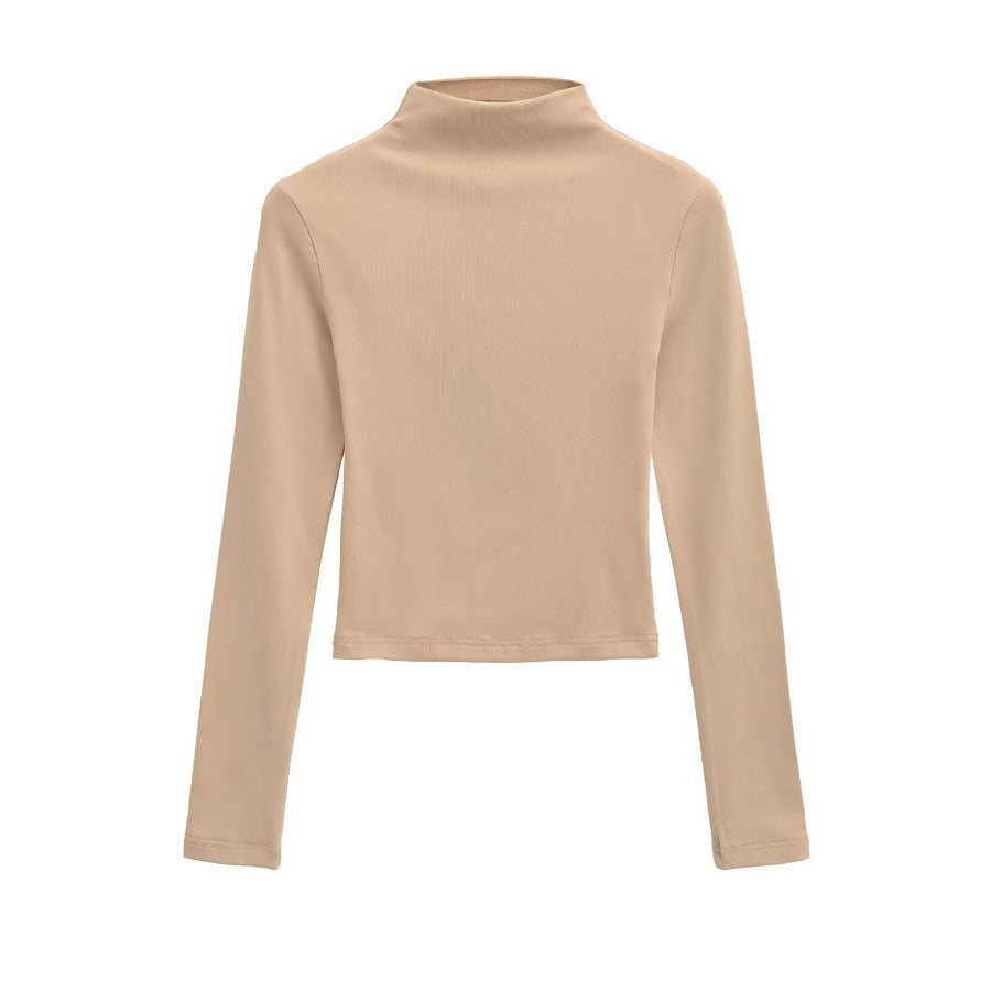 Pull à col roulé à manches longues dames Chic und Stil