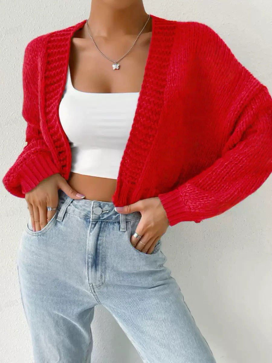 Cardigan en tricot structuré pour femmes avec coupe décontractée Chic und Stil