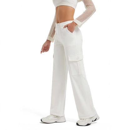 Casual fit women's cargo pants with practical pockets Chic und Stil