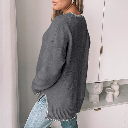 Dames grandes tailles pull en tricot Chic und Stil