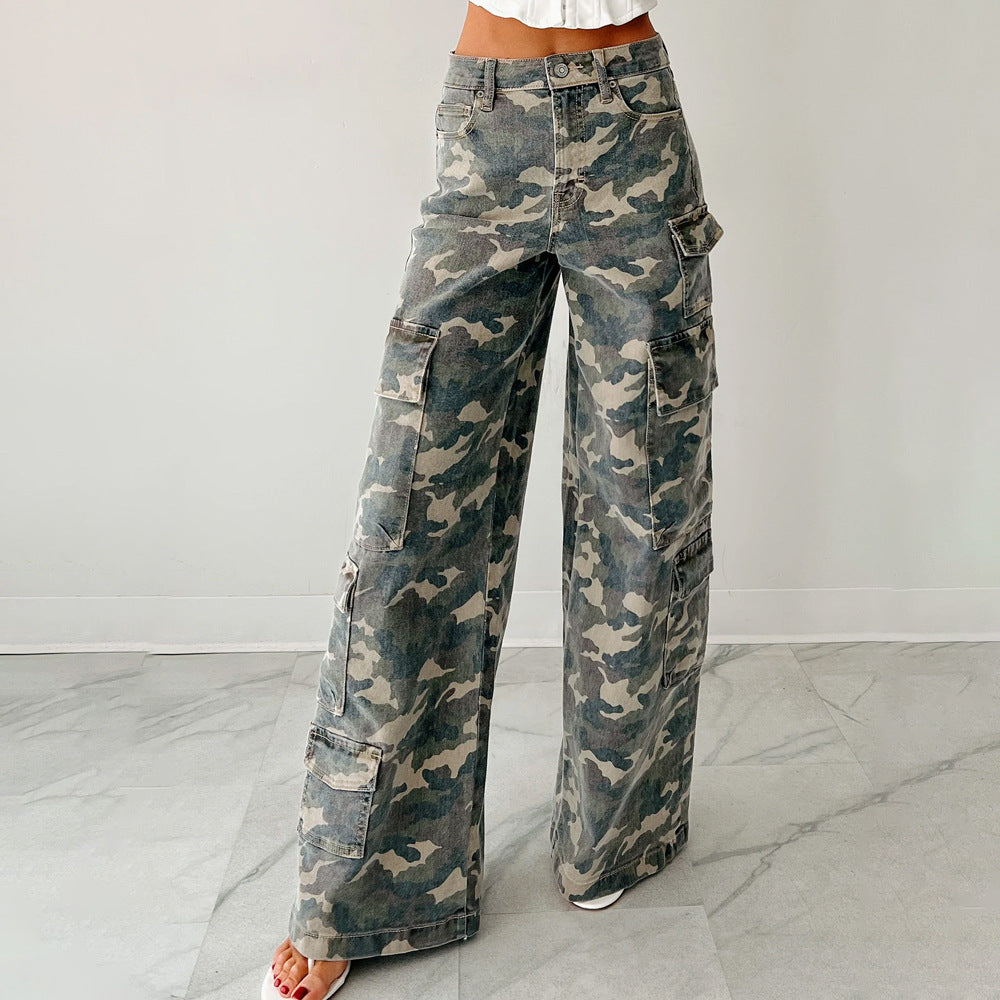 Chic and Style Wide Leg Cargo Pants for Women
