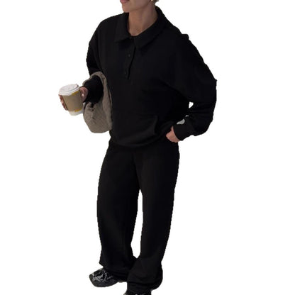 Dames Ensemble de sweat à capuche douillet avec pantalons élastiques et poches pratiques Mode Heidi