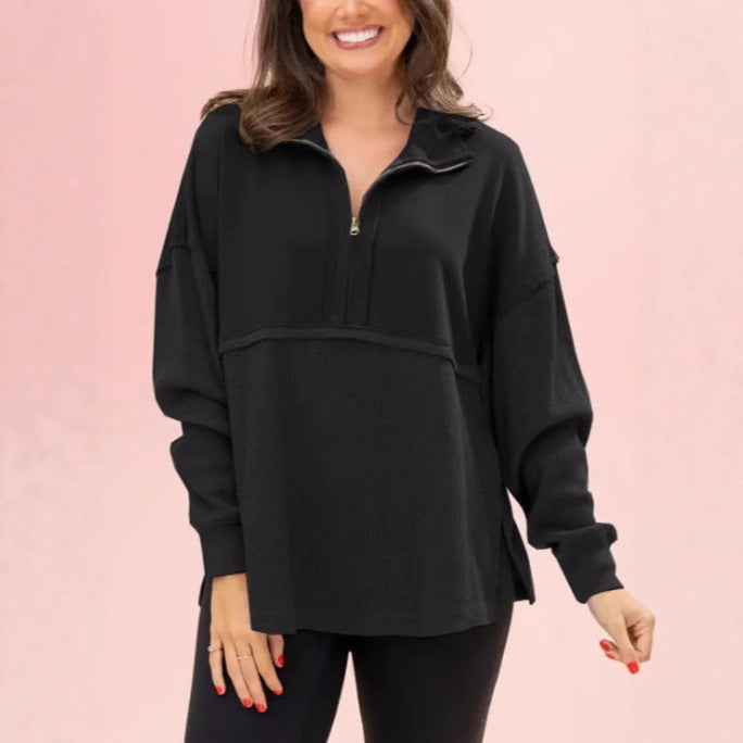 Pull femme décontracté avec fermeture éclair Chic und Stil