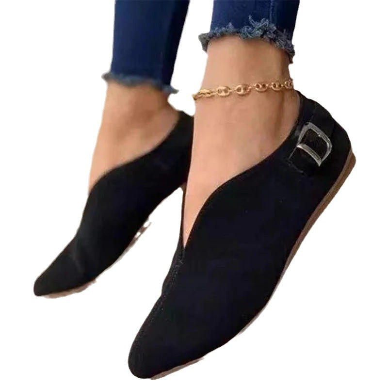 Chaussures semi-formelles pour femmes avec une élégante boucle et un design ouvert Chic und Stil