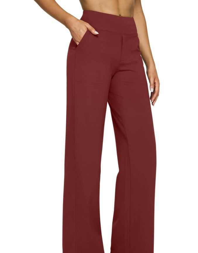 Women Wide Lounge Pants with Elastic Waistband Chic and Style