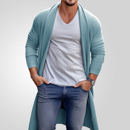 Cardigan en tricot décontracté pour hommes à coupe ouverte Chic und Stil