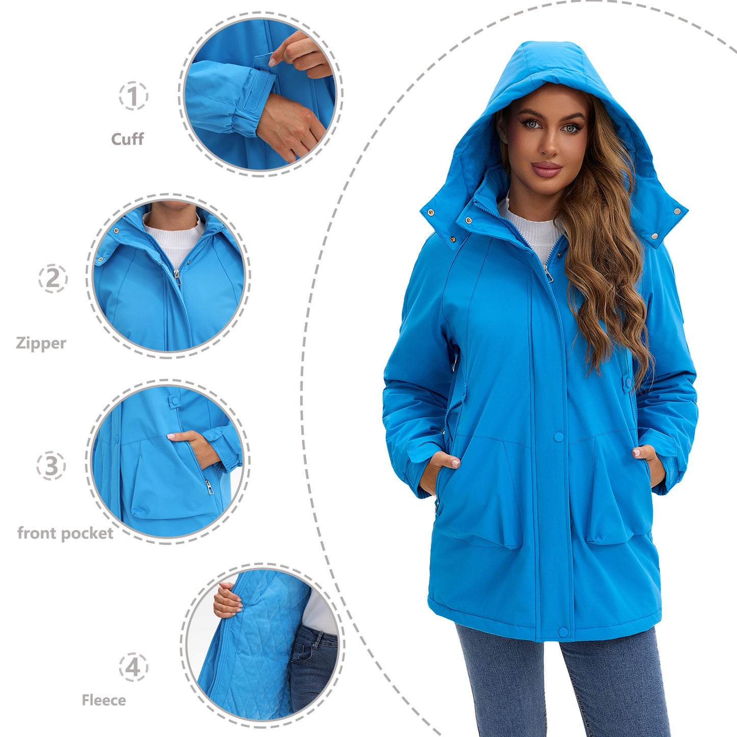 Functional winter jacket for ladies Chic and Style