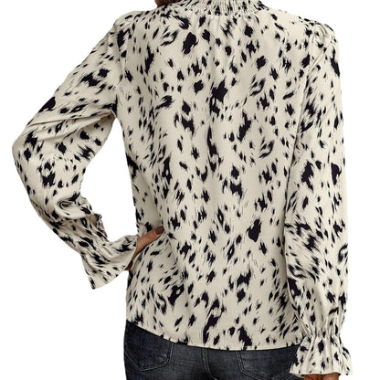 Chemisier pour femmes avec ourlet asymétrique et imprimé élégant Chic und Stil