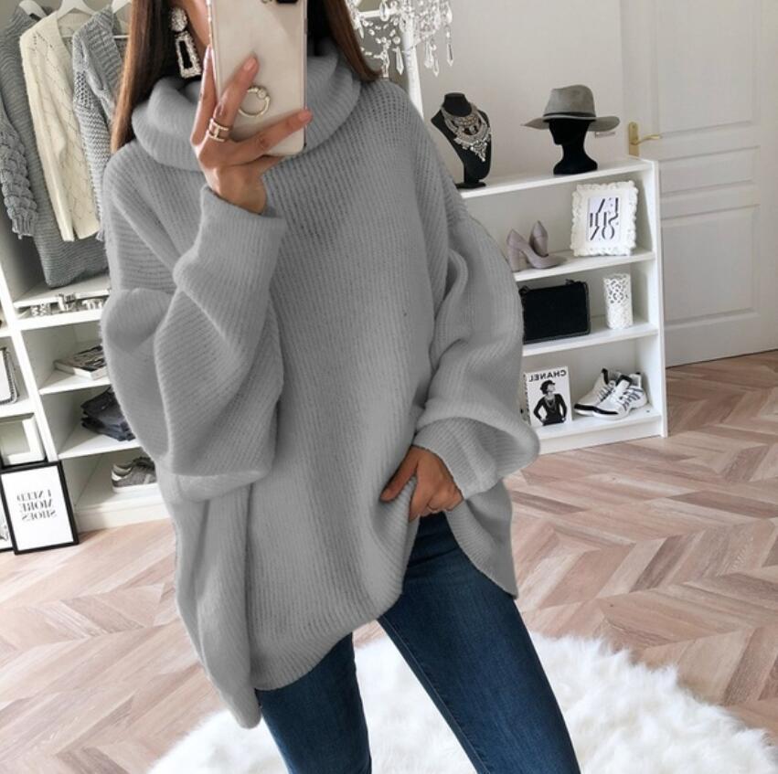 Femme Pull en tricot surdimensionné doux Chic und Stil