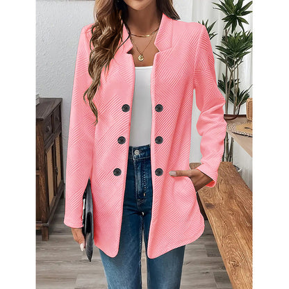 Blazer classique pour femmes avec un design structuré et des détails de bouton modernes Chic und Stil