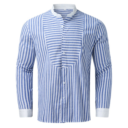 Chemise à col montant pour hommes Chic und Stil