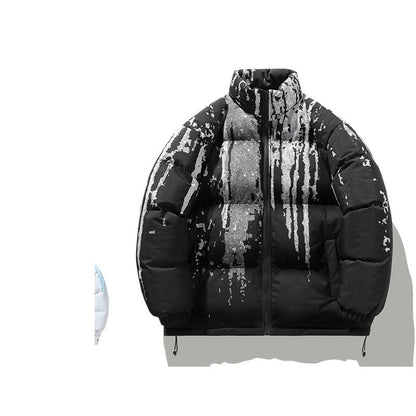 Dames d'hiver doudoune avec poignets élastiques et design élégant Chic und Stil