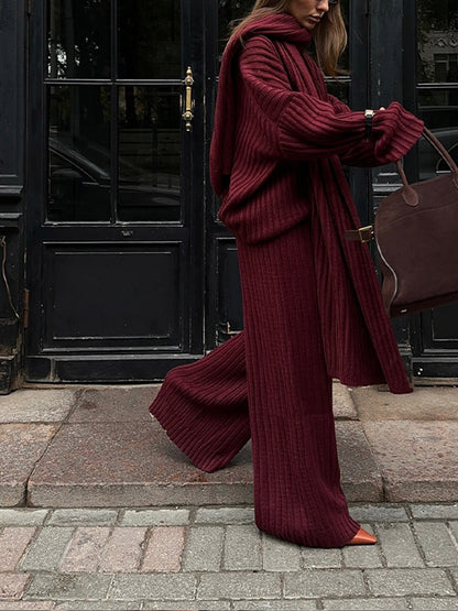 Complet en tricot pour femmes avec une coupe décontractée et moderne Chic und Stil