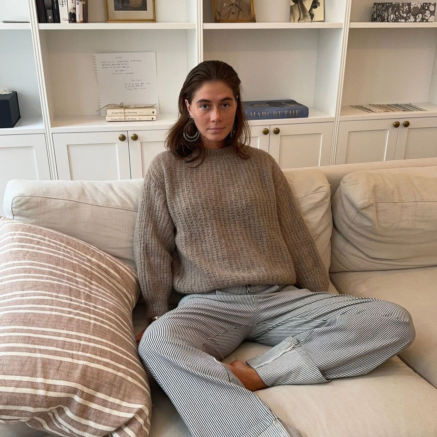 Pull en tricot pour femmes avec un motif de gaufrage tendance et une coupe décontractée Chic und Stil