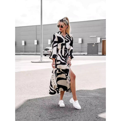 Femme Chemisier à manches longues Robe Chic und Stil