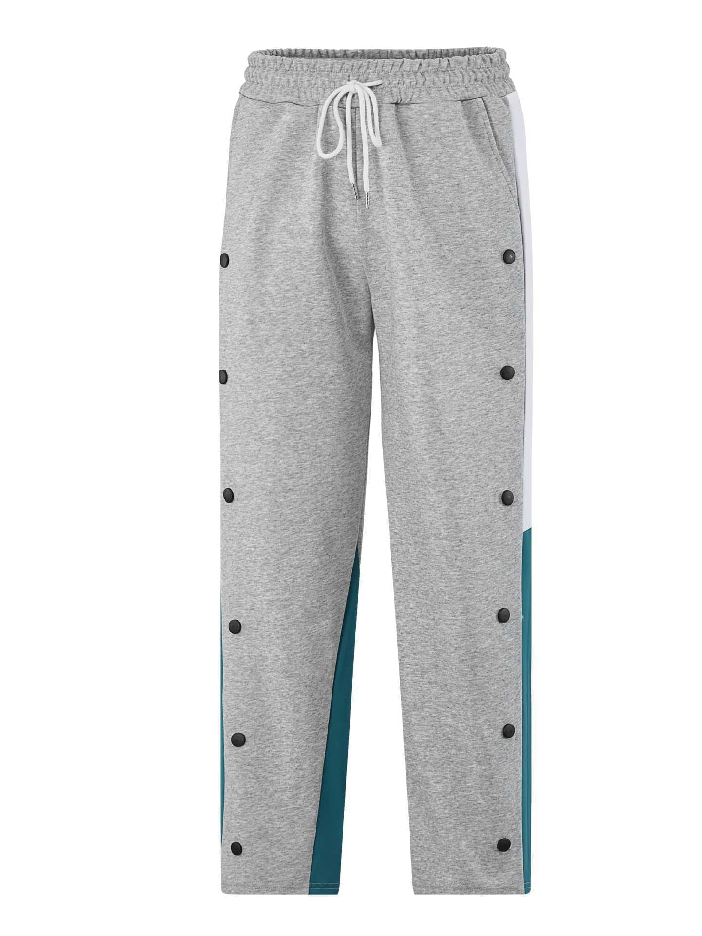 Sport training pants for men with buttons and elastic waistband Chic and Style