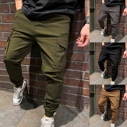 Pantalon cargo décontracté pour hommes avec poches pratiques et coupe sportive Chic und Stil
