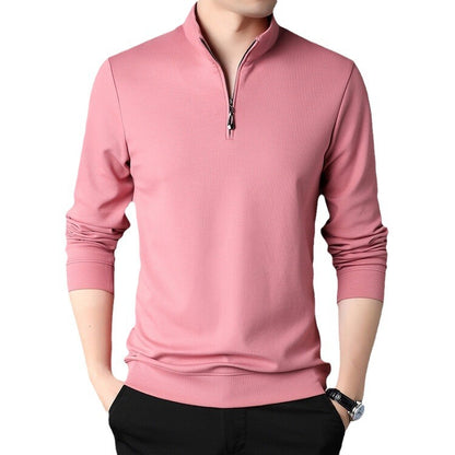 Men's turtleneck pullover with zipper Chic und Stil