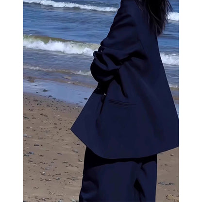 Costume ajusté double boutonnage pour femmes Chic und Stil