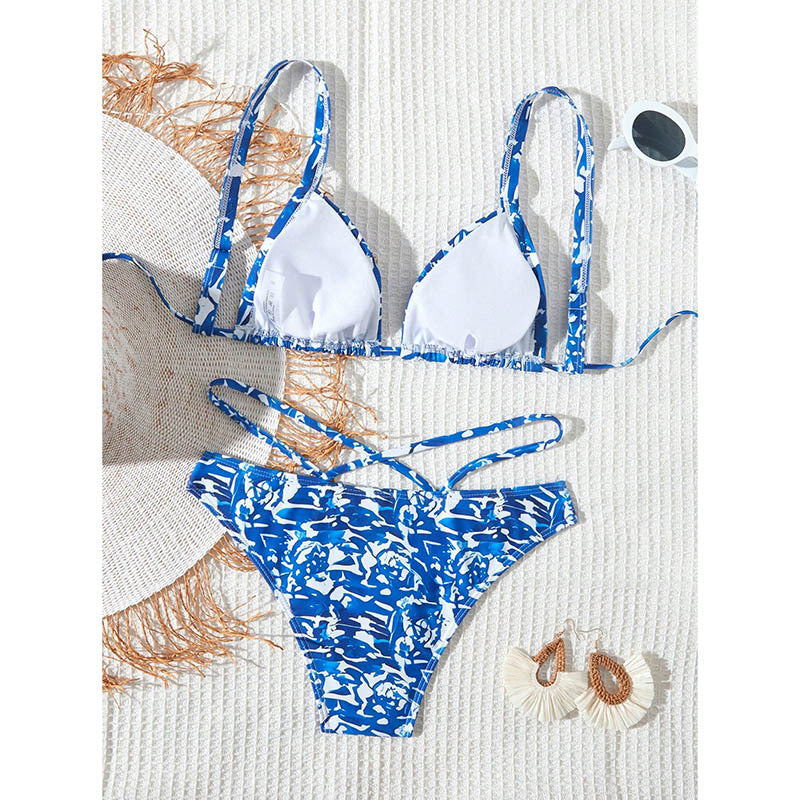 Dames Ensemble de bikini triangle ajustable élégant Chic und Stil