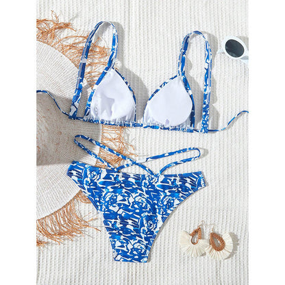 Dames Ensemble de bikini triangle ajustable élégant Chic und Stil