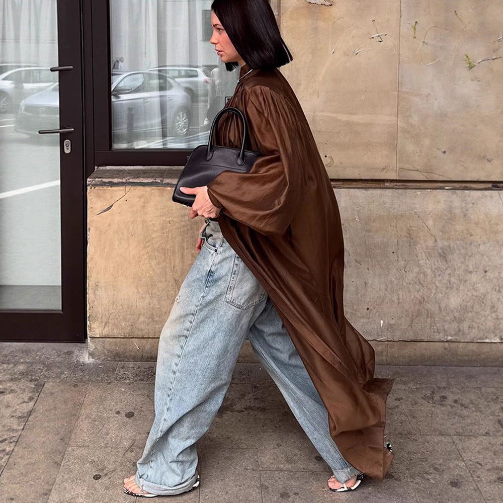 Dames élégante veste kimono en chiffon Chic und Stil