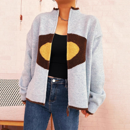 Pull femme douillet avec design accrocheur Chic und Stil