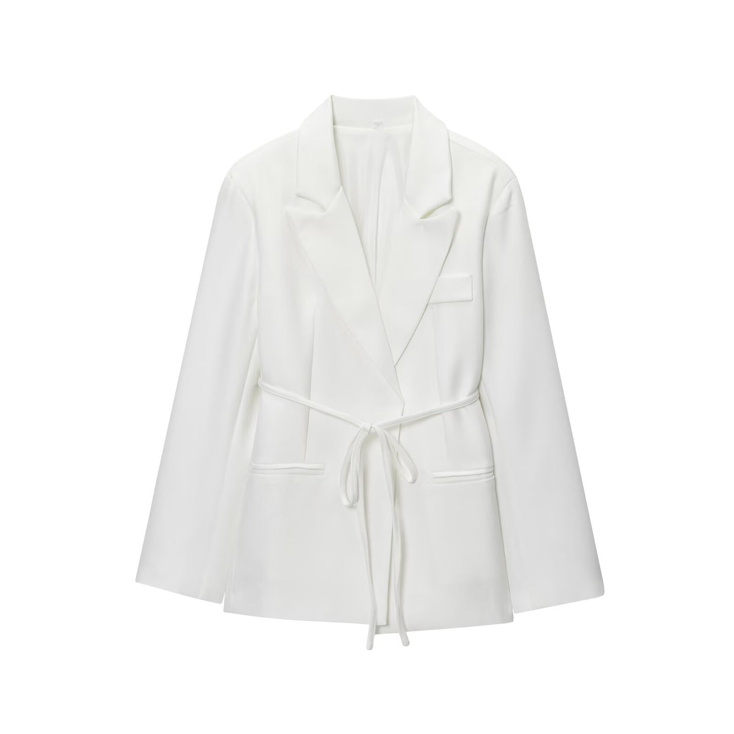 Dames Élégant Wrap-Veste avec ceinture ajustable Chic und Stil