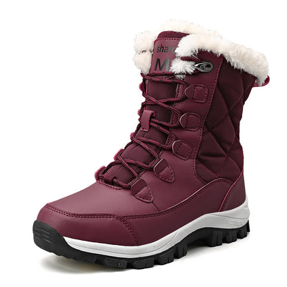 Bottes d'hiver pour femmes avec doublure isolante et semelle antidérapante Chic und Stil