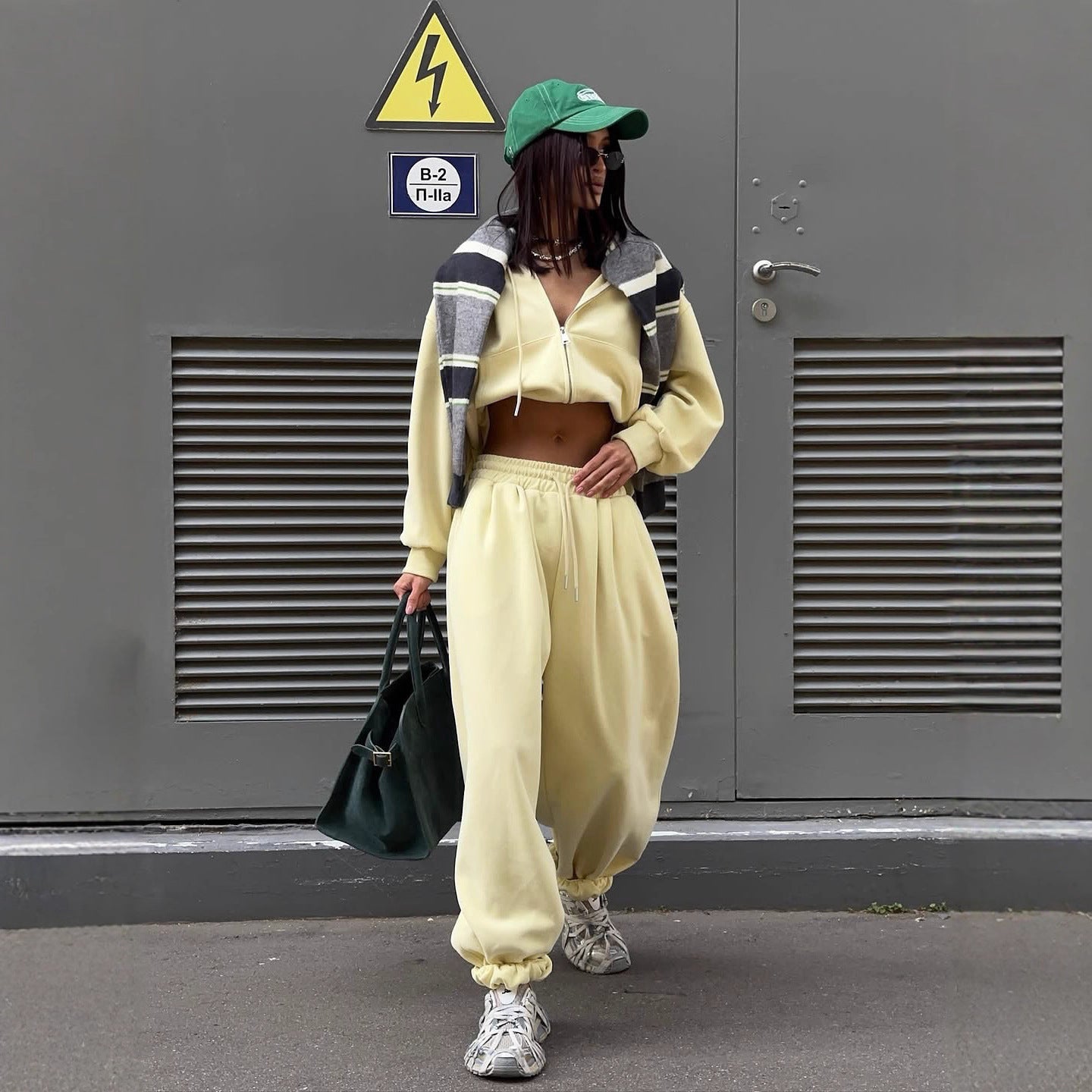 Dames confortable et décontracté ensemble de hoodie Chic und Stil