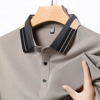 Chemise polo élégante pour homme avec col moderne et accents élégants Chic und Stil