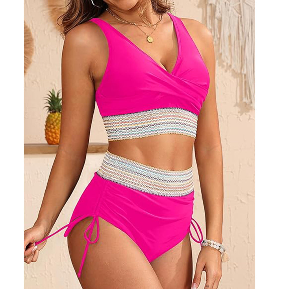 Ladies' bikini set with adjustable belt and elegant top Chic und Stil