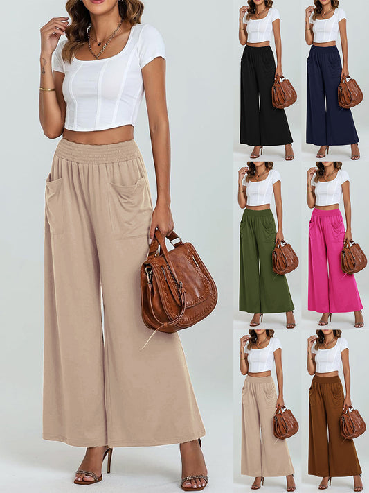 Comfortable Women's Underwear with Elastic Waist and Chic Side Pockets