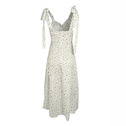 Dames Robe d'été élégante avec un motif floral délicat et des bretelles raffinées Chic und Stil