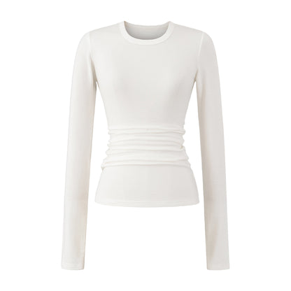 Chemisier à manches longues pour femmes avec fronces Chic und Stil