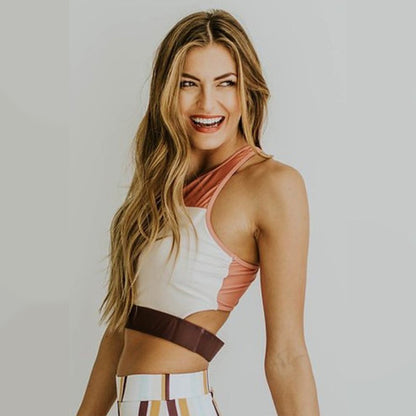 Haut de maillot de bain à col montant pour femmes Chic und Stil