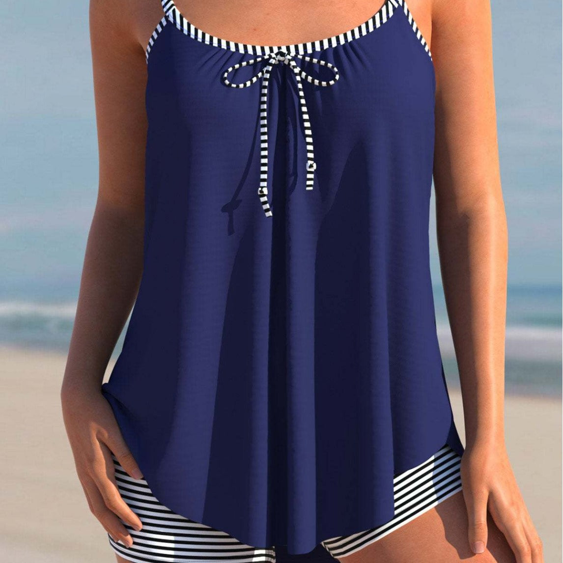 Haut de bain ajustable pour femmes avec shorts assortis Chic und Stil