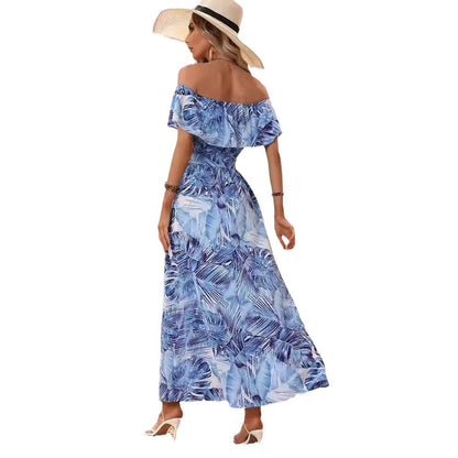 Robe Maxie Off-Shoulder pour femme avec fente latérale Chic und Stil