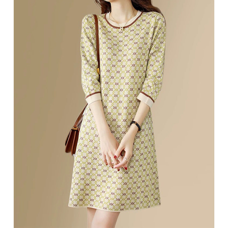 Robe décontractée à motifs pour femmes Chic und Stil