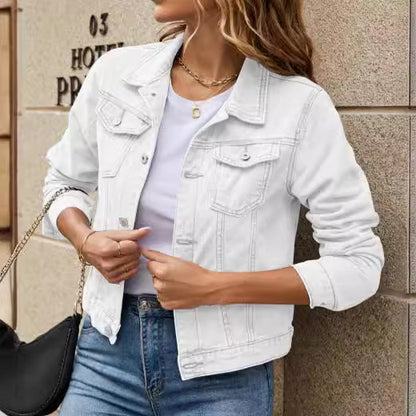 Veste en denim classique pour femmes dans le style couture Chic und Stil